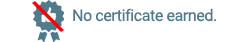 No Certs Erned